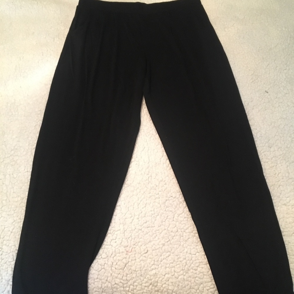 Black Jogger Lounge Pants